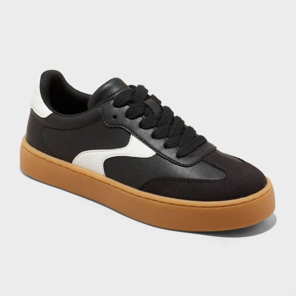 Open Box - Wild Fable - Women's Sumter Platform Fashion Sneakers - Wild Fa Black